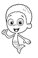 Bubble Guppies kleurplaat 4